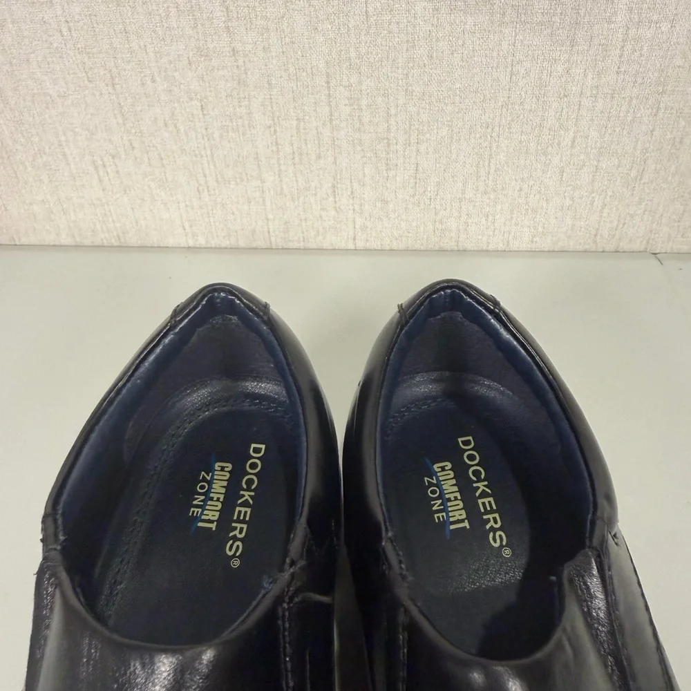 DOCKERS‎ Comfort Zone Men's Size 10M Classic Black Loafers Nice Dress Shoes Exc